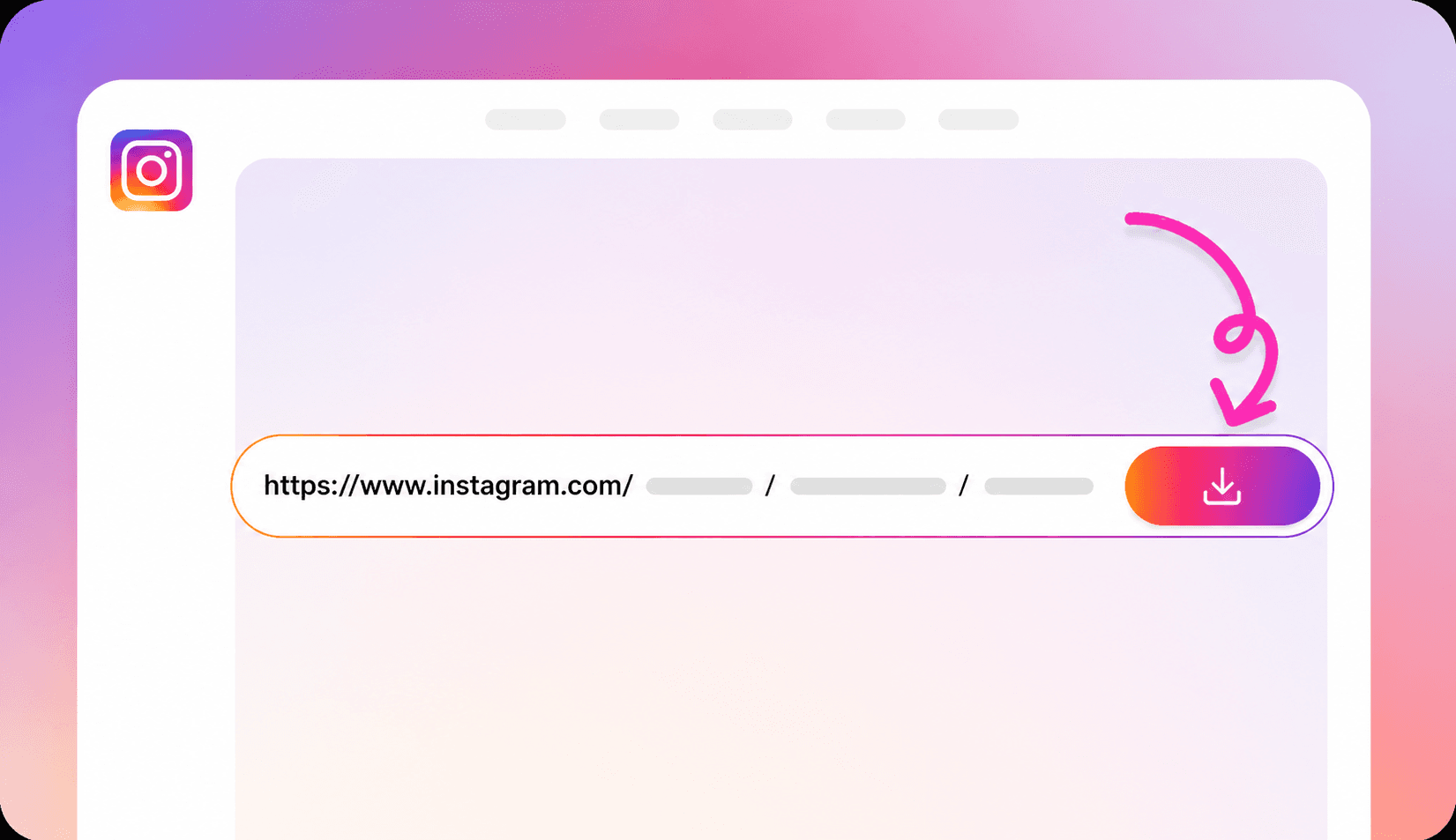 Instagram: Paste the Link