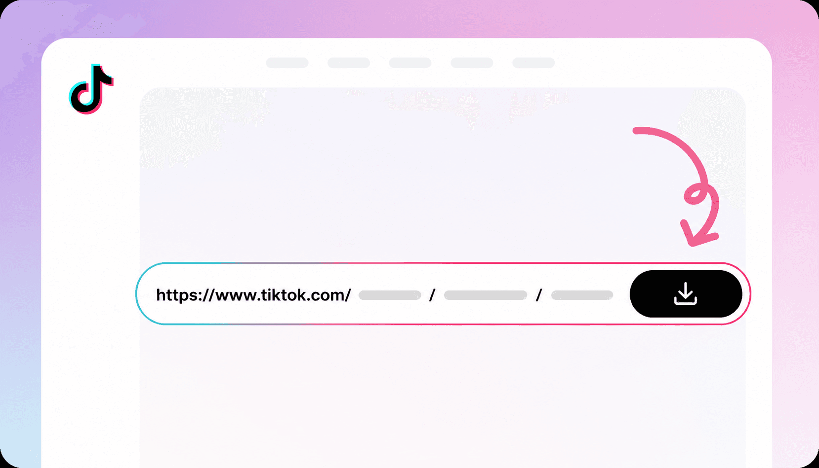 TikTok: Paste the Link
