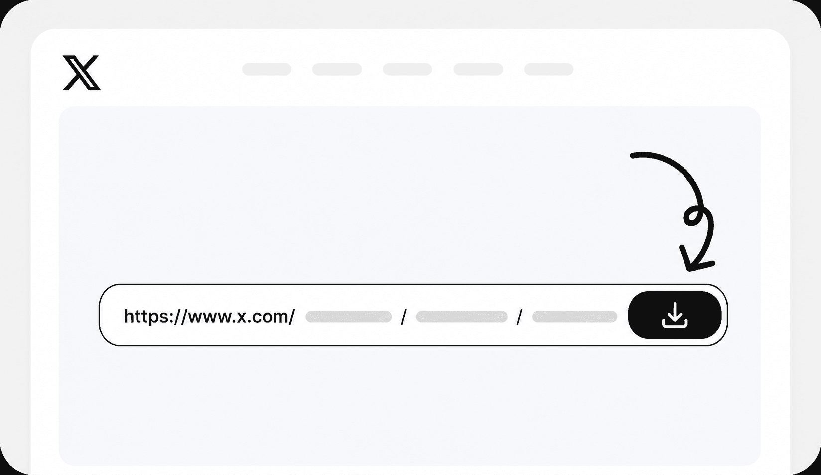 X: Paste the Link